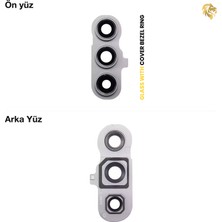 Samsung Galaxy S23 Fe Kamera Lensi Full Gri Kamera Lensi Sade Lens Kamera Camı Kamera Merceği