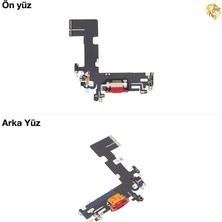 Iphone 13 Şarj Soketi Kırmızı Şarj Bordu Şarj Film Kablosu Şarj Soketi Bağlantı Kablosu