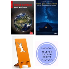 Kırmızı Kedi Yayınevi Eksen Kayması - Erol Manisalı + Kuzey Işıklarının Şarkısı + Telefon Tutucu