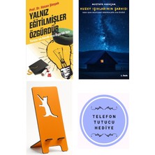 Kırmızı Kedi Yayınevi Yalnız Eğitilmişler Özgürdür - Hasan Şimşek + Kuzey Işıklarının Şarkısı + Telefon Tutucu