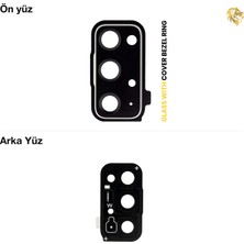 Samsung Galaxy S20 Fe Kamera Lensi Full Siyah Kamera Lensi Sade Lens Kamera Camı Kamera Merceği