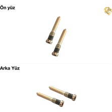 Iphone 12 Pro Vida Seti Altın Iç Vida Seti Vida Takımı Kasa Vidası Anakart Vidası Alt Iki Vida Telefon Yedek Vida Seti Eksik Vida Tamamlama Seti