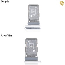 Samsung Galaxy S21 Sim Iç Yuvası Çiftli Beyaz Çiftli Sim Yuvası Ikili Sim Tepsisi Çiftli Sim Aparatı Dual Sim Çekmecesi