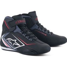 Alpinestars Sektor WP Korumalı Motosiklet Botu Siyah  Beyaz  Gri
