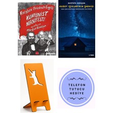 Kırmızı Kedi Yayınevi Komünist Manifesto - Friedrich Engels + Kuzey Işıklarının Şarkısı + Telefon Tutucu