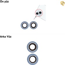 Iphone 15 Plus Kamera Lensi Full Mavi Kamera Lensi Sade Lens Kamera Camı Kamera Merceği