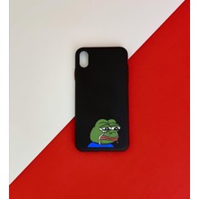 Giftmoda Kurbağa Pepe Tasarımlı iPhone Xs Max Kılıf