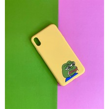 Giftmoda Kurbağa Pepe Tasarımlı iPhone Xs Kılıf