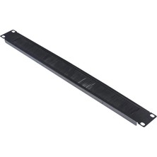 Lande 19” 1u Sabit Rack Raf (Siyah) – Kabinet Içi Montaj Rafı