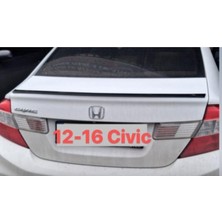 Universal Honda Civic 2012-2016 Model Boyalı Plastik Spoiler