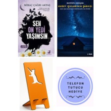 Olimpos Yayınları Sen On Yedi Yaşımsın - Miraç Çağrı Aktaş + Kuzey Işıklarının Şarkısı + Telefon Tutucu