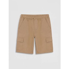 LC Waikiki Lcw Kids Bej Erkek Çocuk Kargo Şort
