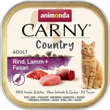 Animonda Carny Country Sığırlı, Kuzulu ve Sülünlü Yetişkin Kedi Konservesi 100 gr