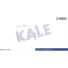 KALE RADYATÖR Kale 2039011AB - Radyatör 206 98 1.0-1.4-1.6 16V Mek Klimasız 41