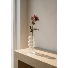 Acar Mor Gelincik Tek Dal Yapay Çiçek 75CM