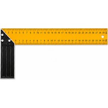 Erçelik Sarı Gönye Marangoz Gönye 300 mm 30 cm Ölçü ve Işaretleme Gönyesi