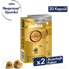Lavazza Qualita Oro Nespesso Uyumlu 10'lu Kapsül 20 Adet