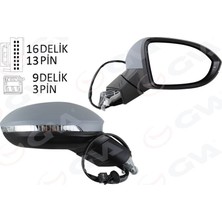 Gva 1075280 - Dış Dikiz Aynası Sağ Elektrikli Isıtmalı Sinyalli