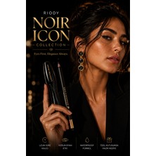 Riody Noir Icon Collection | Ikonik Küpe, Maskara & Waterproof Eyeliner Seti