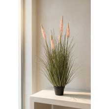 Acar Turuncu Lavanta Saksılı Yapay Çiçek 90CM