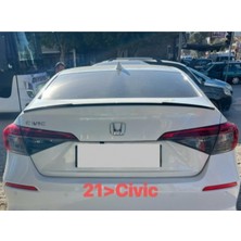 Universal Honda Civic 2021- Model Boyalı Plastik Spoiler