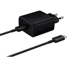 3 Easy Tekno Ithalatçı Garantili Samsung Galaxy S10 Lite Type C Hızlı Şarj Aleti Cihazı 45W Siyah 1 Yıl