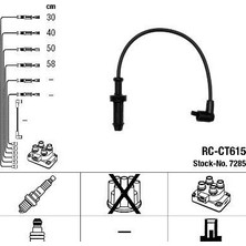 Ngk 7285 - Buji Kablosu RC-CT615 P106 91-96 P306 97-02 Part-Berl