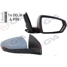 Gva 1075460 - Dış Dikiz Aynası Sağ Vw Polo 17- Elektrikli Isıtma