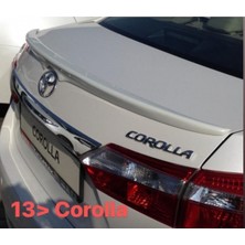 Universal Corolla 2013- Model Boyalı Plastik Spoiler