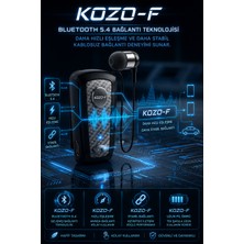 Kzf-38 Bluetooth Kulaklık V5.4, Geri Çekilebilir Makaralı, 1440 Saat Bekleme, Hd Ses, Gürültü Engelleme