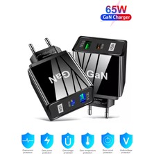 Easy Tekno 65W Samsung Galaxy S20 Fe Uyumlu Qc 3.0 Ultra Hızlı Şarj Type-C USB Şarj Cihazı Başlık Adaptör