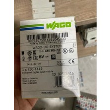Wago 750-1416 8 Kanallı Dijital Giriş Modülü 24V Dc Plc I/o Modülü