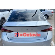 Universal Octavia 2021- Model Astarlı Plastik Spoiler