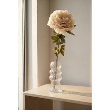 Acar Krem Şakayık Tek Dal Yapay Çiçek 80CM