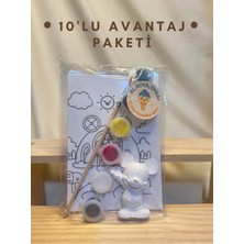 ColorBuddie 10'lu Avantaj Paketi Mickey Mouse Al-Boya-Oyna Boyama Seti