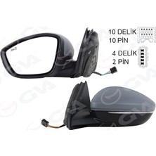 Gva 1090203 - Dış Dikiz Aynası Sol Corsa 19- Elektirkli Katlanab