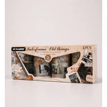 Giftmoda Scrapbook Rulo Şeffaf Sticker 2.20 mt - 4 Lü Set
