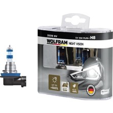 Wolfram 29218 Nv - Ampul 12V H8 35 PGJ19-1 Nıght Vısıon 150 Fazl