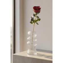 Acar Kırmızı Gül Tek Dal Yapay Çiçek 65CM
