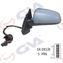 Gva 1075951 - Dış Dikiz Aynası Sol A3 03 Elektrikli Isıtmalı 5 K