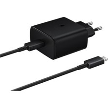3 Easy Tekno Ithalatçı Garantili Samsung Orjinal Type C Şarj Cihazı Aleti Type-C Type-C 45W Süper Hızlı Şarj Des