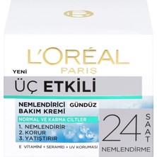 Beaulis Loreal Paris Üç Etkili Nemlendirici Jel Krem 50 ml