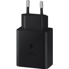 Easy Tekno Samsung Galaxy S23 Ultra Uyumlu 45W Süper Hızlı Type-C Şarj Cihazı Adaptör Siyah Itha