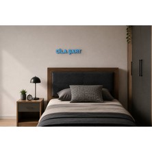 Boyutron Cila Şart Modern 3D Baskı Dekoratif Duvar Yazısı Tablo - Sky Bkue - 5 cm Yükseklik