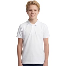 Modanino Erkek Çocuk %100 Pamuk ve Okul Tarz  T-Shirt 4-16 Yaş 12726AT