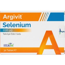 Argivit Selenium Selenyum Içeren Takviye Edici Gıda 30 Tablet