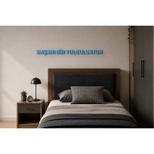Boyutron Başarı Bir Yolculuktur Modern 3D Baskı Dekoratif Duvar Yazısı Tablo - Sky Bkue - 5 cm Yükseklik