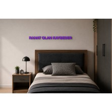 Boyutron Rahat Olan Kaybeder Modern 3D Baskı Dekoratif Duvar Yazısı Tablo - Purple - 5 cm Yükseklik