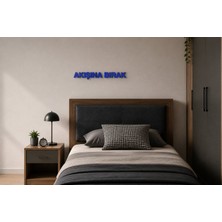 Boyutron Akışına Bırak Modern 3D Baskı Dekoratif Duvar Yazısı Tablo - Navy Blue - 5 cm Yükseklik