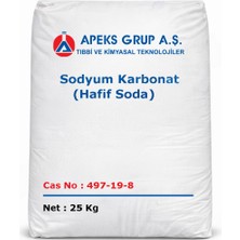 Apeks Hafif Soda - %99 - Sodyum Karbonat - NA2CO3 - 25 kg